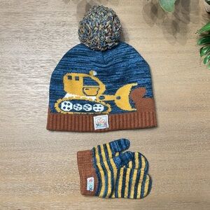 Hat Toddler Winter with Gloves 12-24M